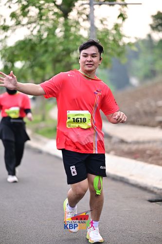 Race photo from CISANGKAN KBP CITY RUN 2025