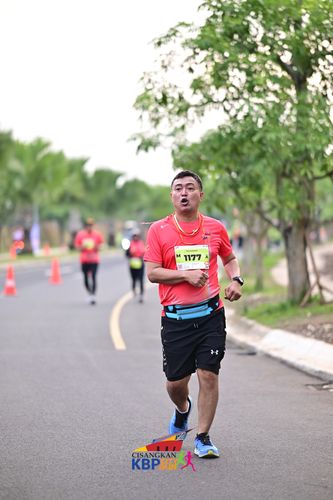 Race photo from CISANGKAN KBP CITY RUN 2025