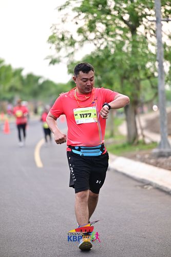 Race photo from CISANGKAN KBP CITY RUN 2025