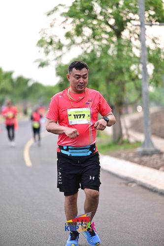Race photo from CISANGKAN KBP CITY RUN 2025