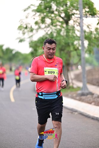 Race photo from CISANGKAN KBP CITY RUN 2025