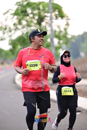 Race photo from CISANGKAN KBP CITY RUN 2025