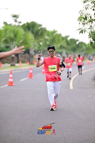 Race photo from CISANGKAN KBP CITY RUN 2025