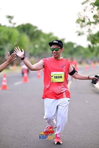 Race photo from CISANGKAN KBP CITY RUN 2025