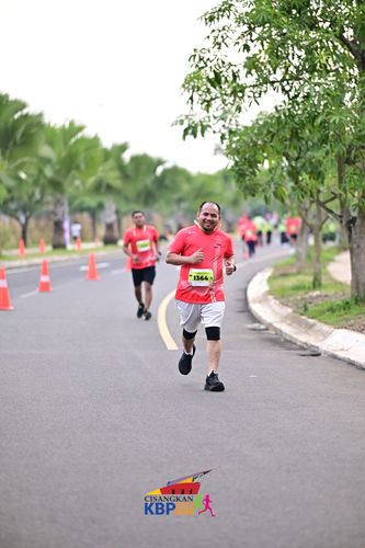 Race photo from CISANGKAN KBP CITY RUN 2025