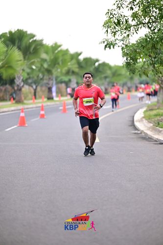 Race photo from CISANGKAN KBP CITY RUN 2025