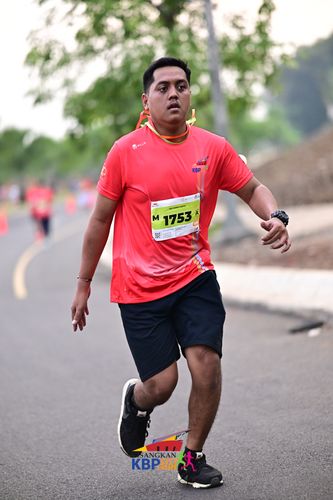 Race photo from CISANGKAN KBP CITY RUN 2025