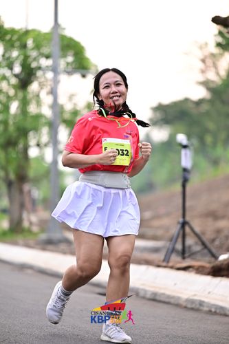 Race photo from CISANGKAN KBP CITY RUN 2025