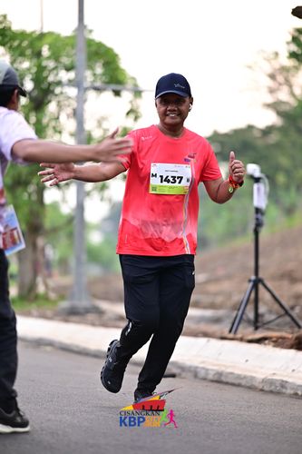 Race photo from CISANGKAN KBP CITY RUN 2025