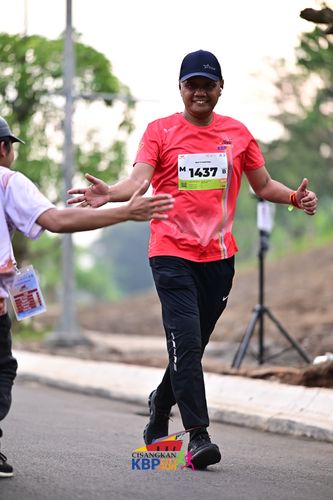 Race photo from CISANGKAN KBP CITY RUN 2025