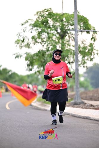 Race photo from CISANGKAN KBP CITY RUN 2025