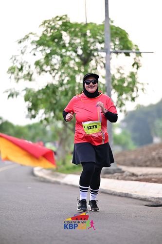 Race photo from CISANGKAN KBP CITY RUN 2025