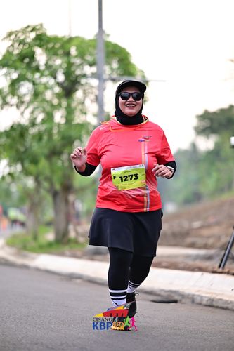 Race photo from CISANGKAN KBP CITY RUN 2025