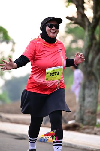 Race photo from CISANGKAN KBP CITY RUN 2025