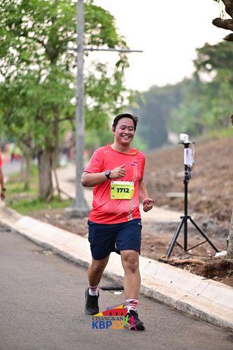 Race photo from CISANGKAN KBP CITY RUN 2025