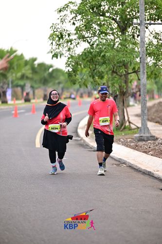 Race photo from CISANGKAN KBP CITY RUN 2025