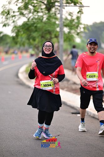 Race photo from CISANGKAN KBP CITY RUN 2025