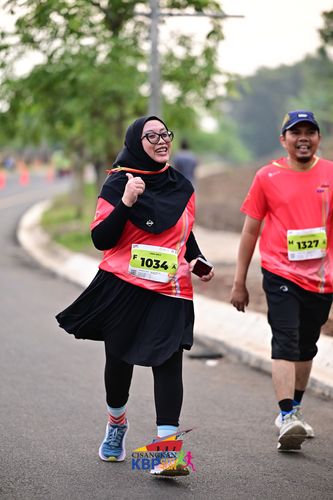 Race photo from CISANGKAN KBP CITY RUN 2025