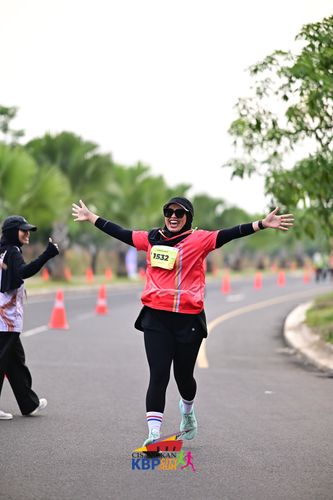Race photo from CISANGKAN KBP CITY RUN 2025