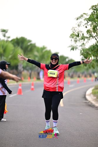 Race photo from CISANGKAN KBP CITY RUN 2025