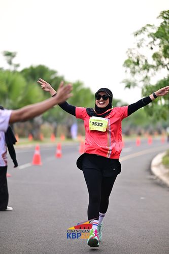 Race photo from CISANGKAN KBP CITY RUN 2025