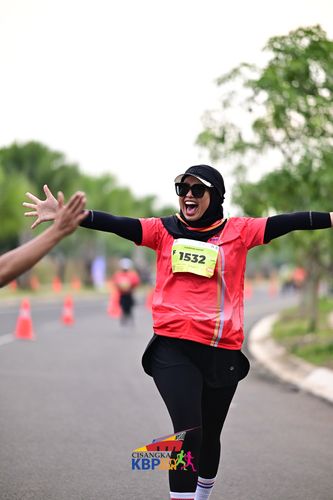 Race photo from CISANGKAN KBP CITY RUN 2025