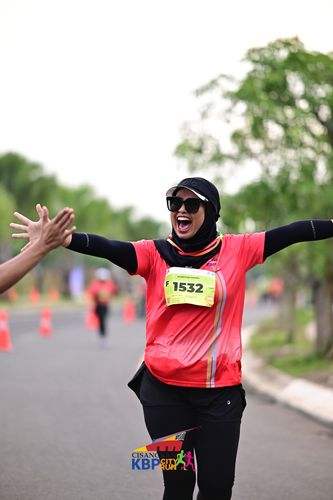 Race photo from CISANGKAN KBP CITY RUN 2025