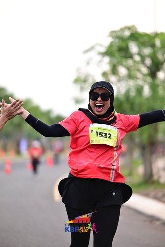 Race photo from CISANGKAN KBP CITY RUN 2025