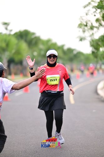 Race photo from CISANGKAN KBP CITY RUN 2025