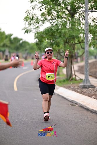 Race photo from CISANGKAN KBP CITY RUN 2025