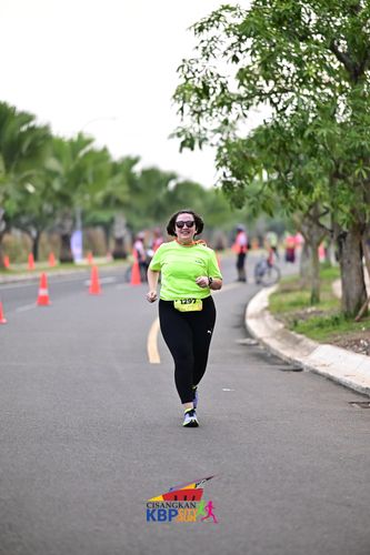 Race photo from CISANGKAN KBP CITY RUN 2025