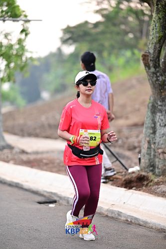 Race photo from CISANGKAN KBP CITY RUN 2025