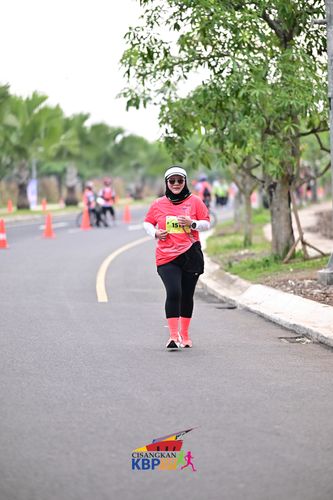 Race photo from CISANGKAN KBP CITY RUN 2025