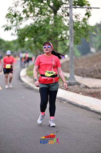 Race photo from CISANGKAN KBP CITY RUN 2025