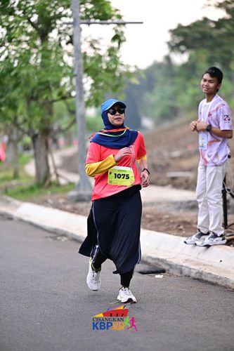 Race photo from CISANGKAN KBP CITY RUN 2025