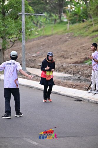 Race photo from CISANGKAN KBP CITY RUN 2025