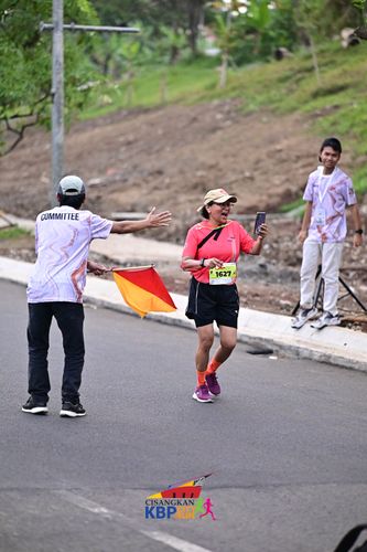 Race photo from CISANGKAN KBP CITY RUN 2025