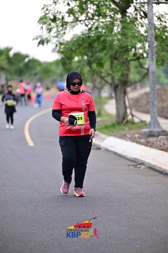 Race photo from CISANGKAN KBP CITY RUN 2025