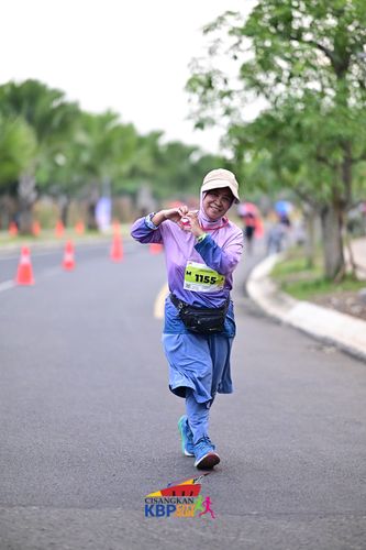 Race photo from CISANGKAN KBP CITY RUN 2025