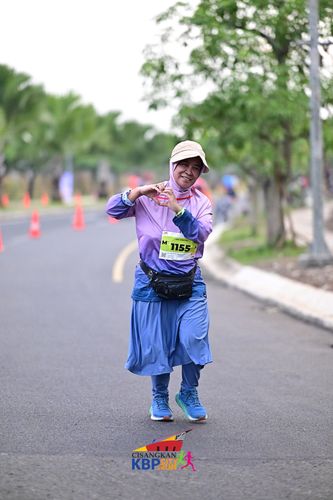 Race photo from CISANGKAN KBP CITY RUN 2025