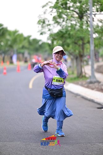 Race photo from CISANGKAN KBP CITY RUN 2025