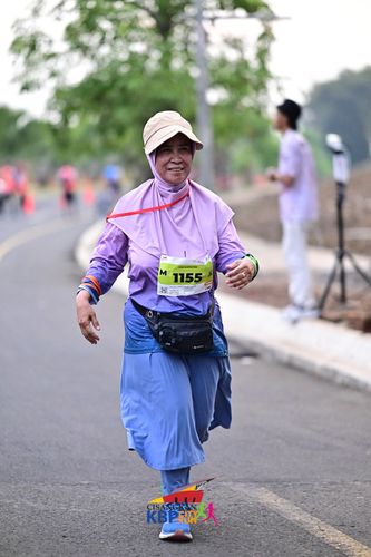 Race photo from CISANGKAN KBP CITY RUN 2025
