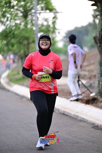 Race photo from CISANGKAN KBP CITY RUN 2025