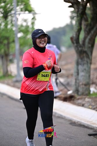 Race photo from CISANGKAN KBP CITY RUN 2025