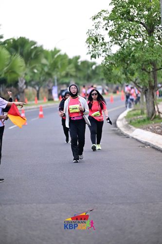 Race photo from CISANGKAN KBP CITY RUN 2025