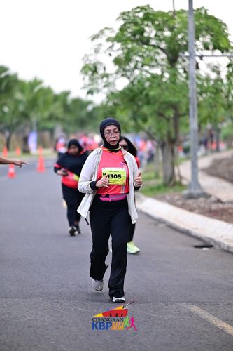 Race photo from CISANGKAN KBP CITY RUN 2025