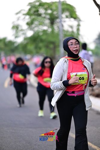 Race photo from CISANGKAN KBP CITY RUN 2025