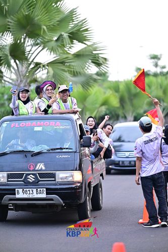 Race photo from CISANGKAN KBP CITY RUN 2025