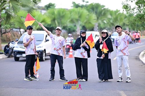 Race photo from CISANGKAN KBP CITY RUN 2025