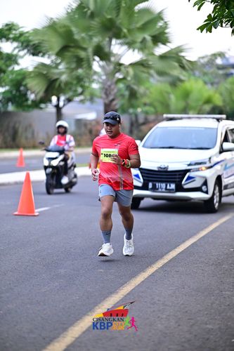 Race photo from CISANGKAN KBP CITY RUN 2025